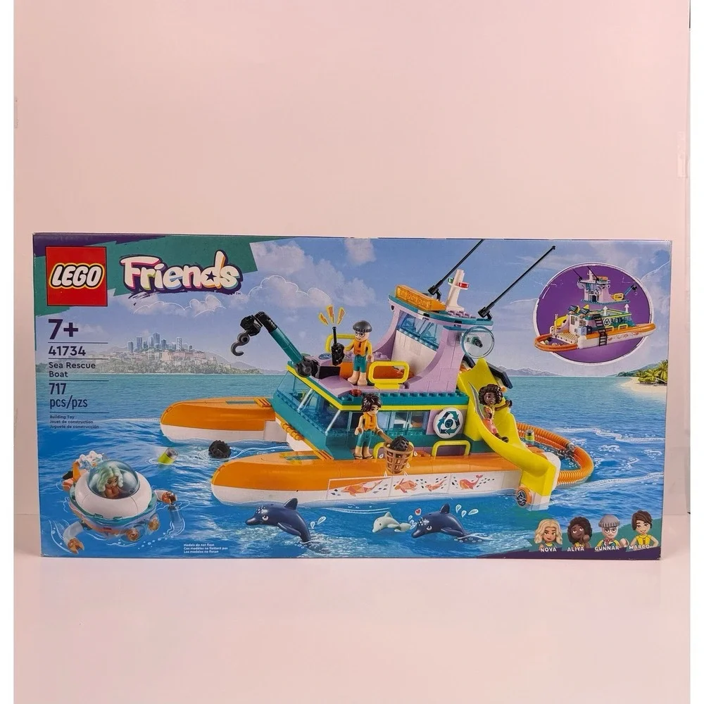Lego 41734 Friends Sea Rescue Boat 717 pcs/pzs Brand New Factory Sealed
